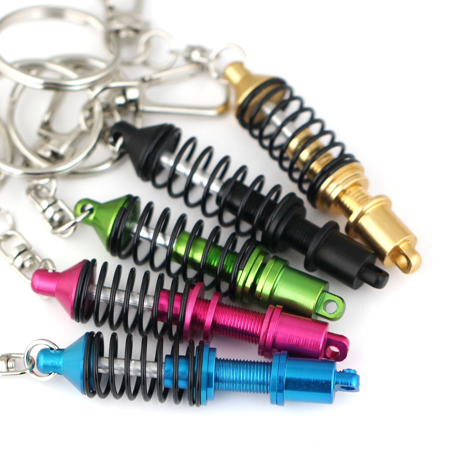 Shock Absorber Coilover Keychain in all variants.