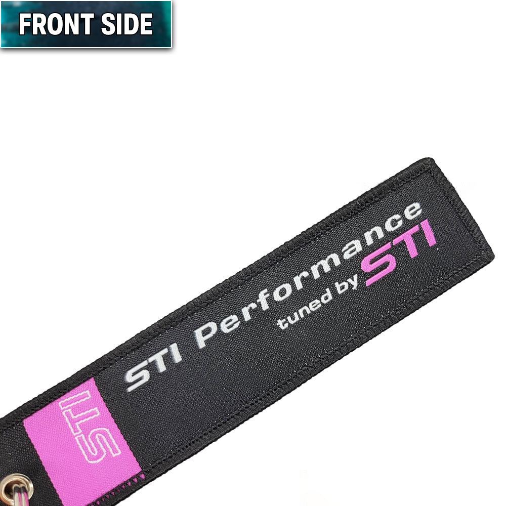 STI Performance Jet Tag with keychain.