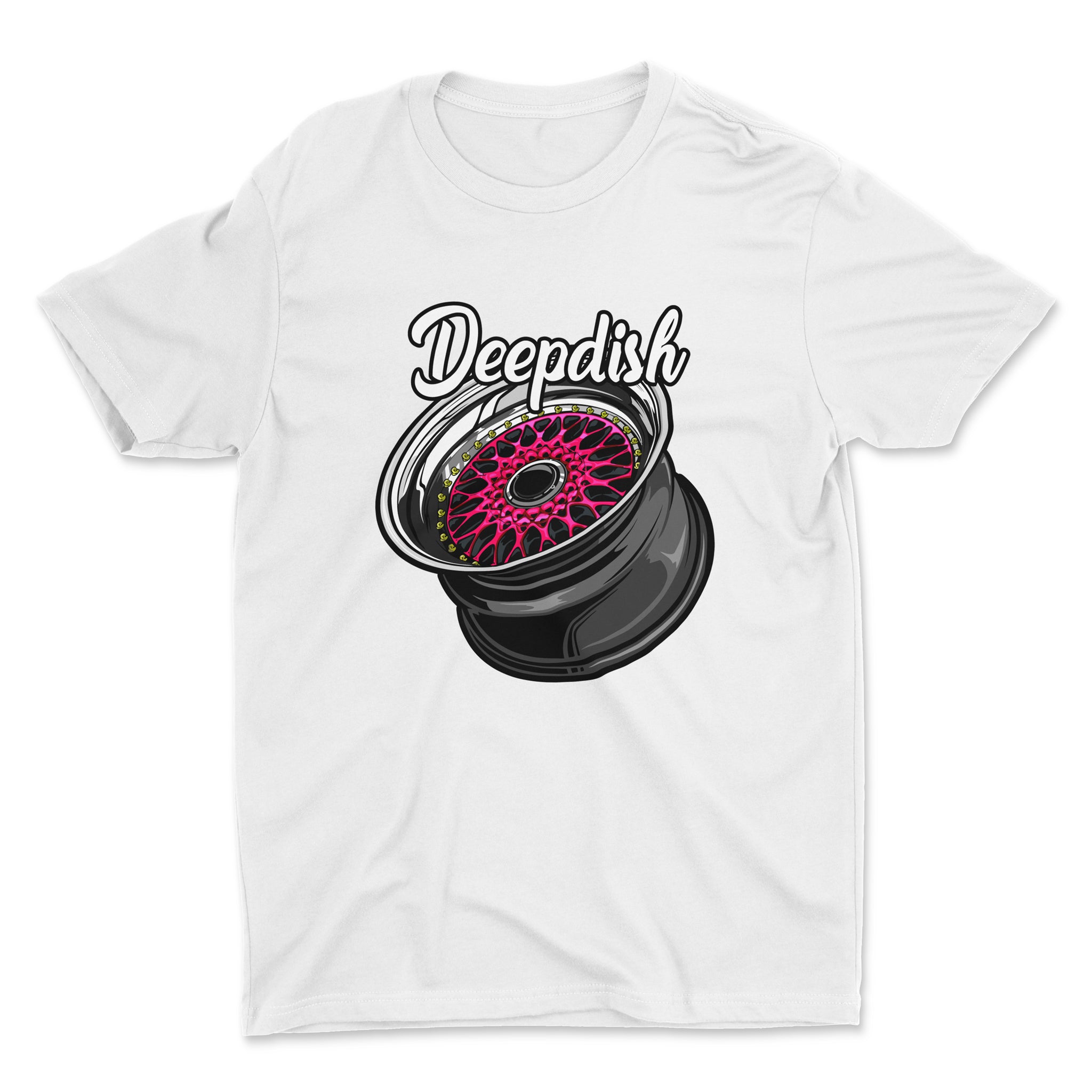 Deep Dish - Car T-Shirt - White