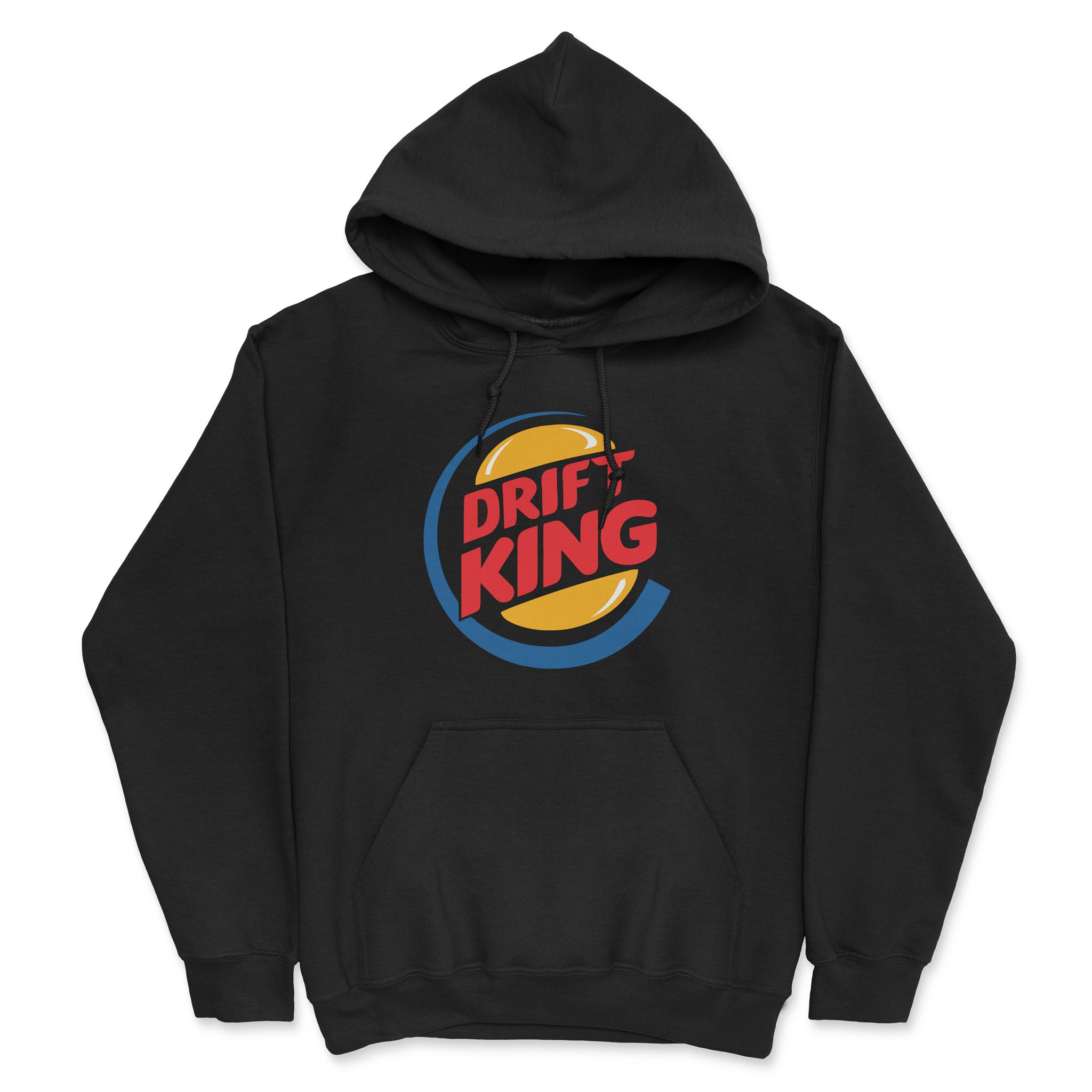 Drift King Car hoodie in Black.