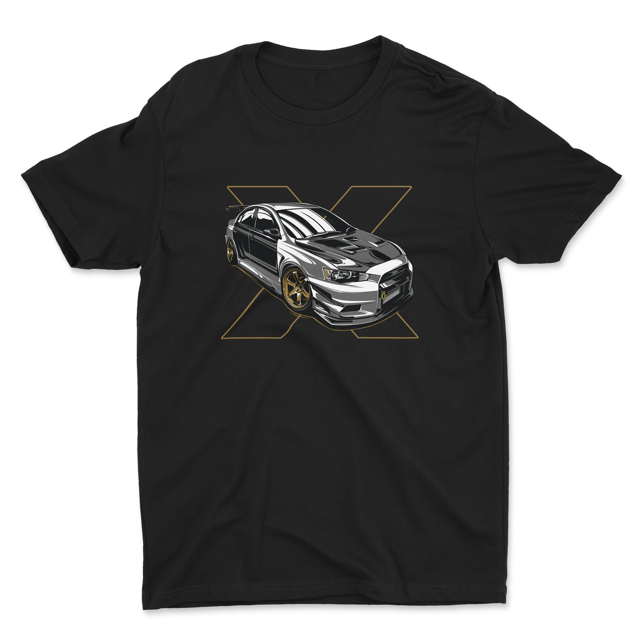 Mitsubishi Lancer Evolution X - Car T-Shirt - Black