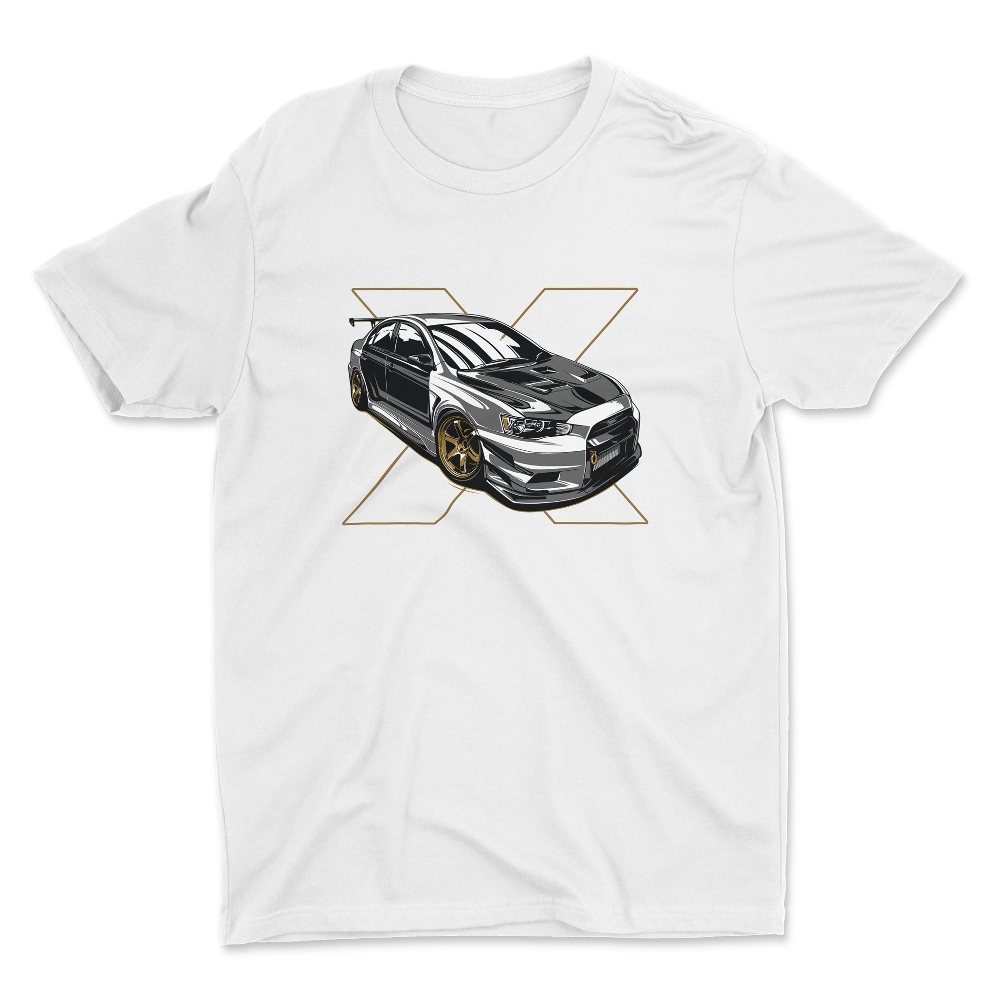 Mitsubishi Lancer Evolution X - Car T-Shirt - White