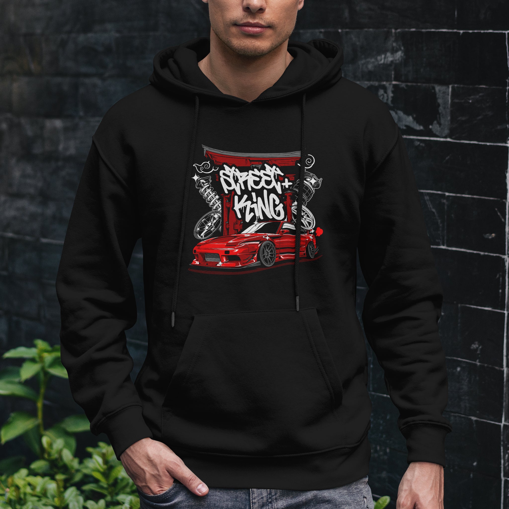 180SX S13 Street King Hoodie