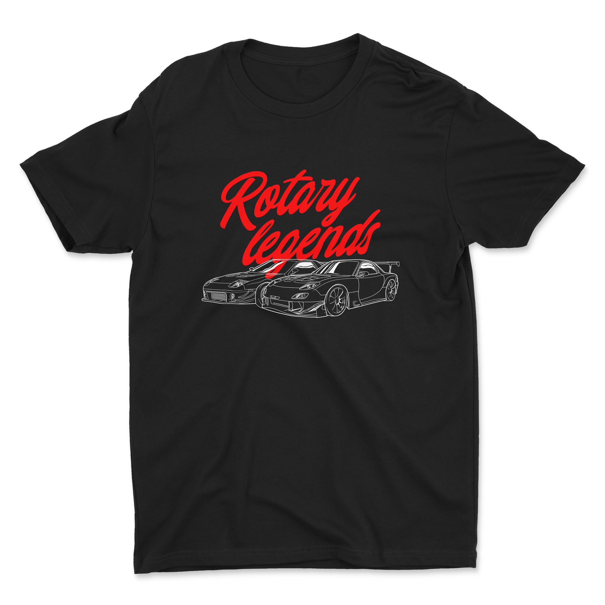 Rotary Legends - Car T-Shirt - Black