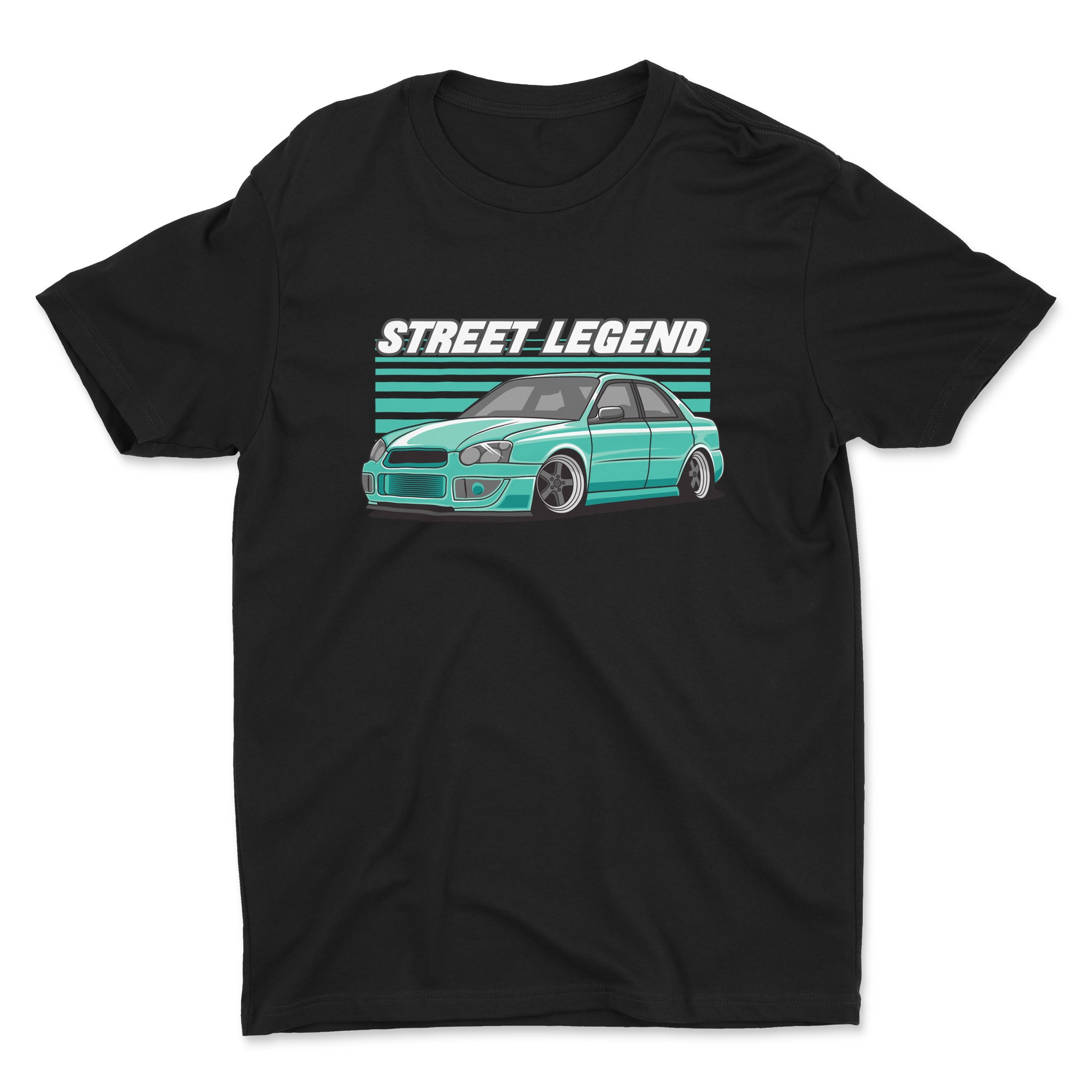 Street Legend - Car T-Shirt - Black.