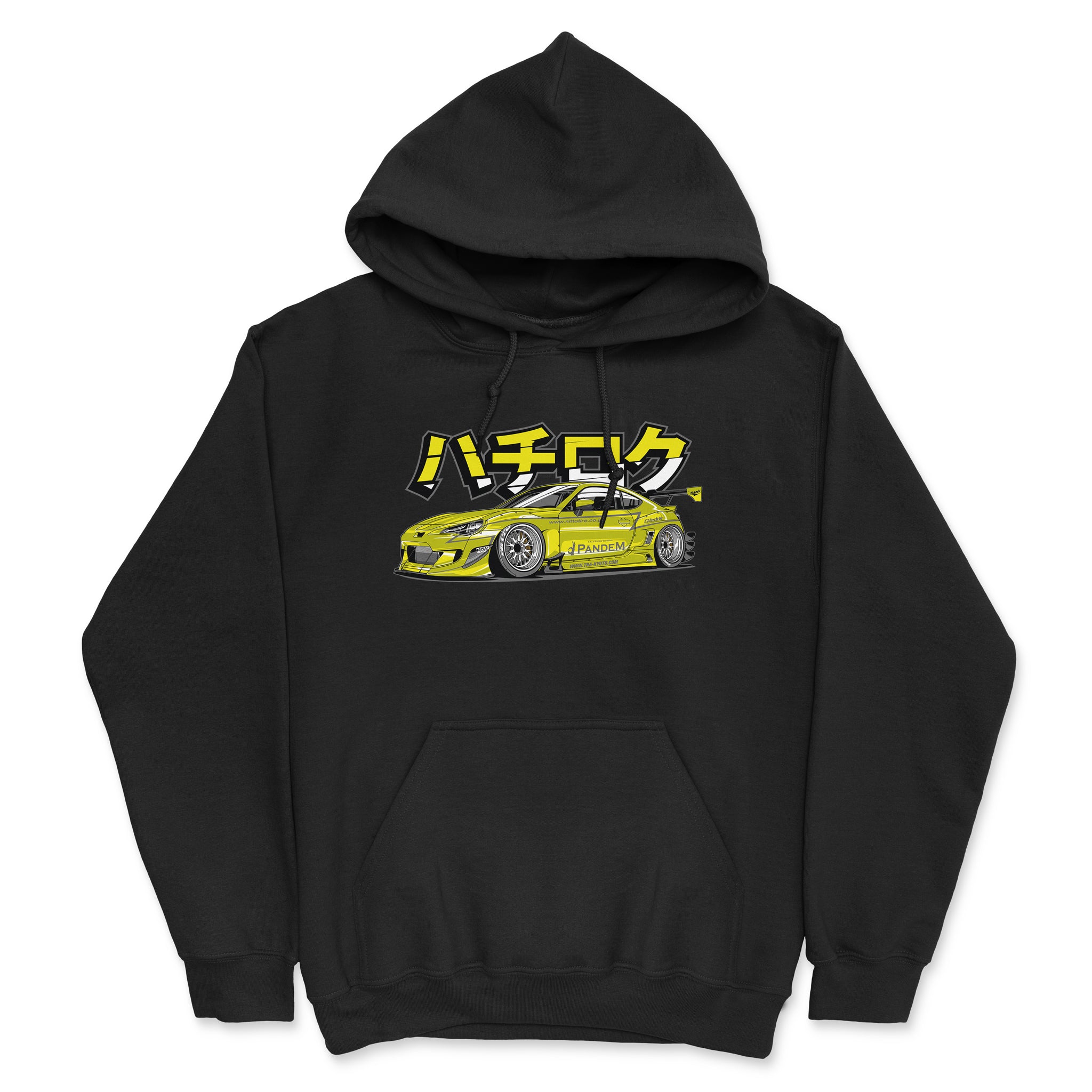 Toyota GT86 Pandem Widebody - Car Hoodie - Black.