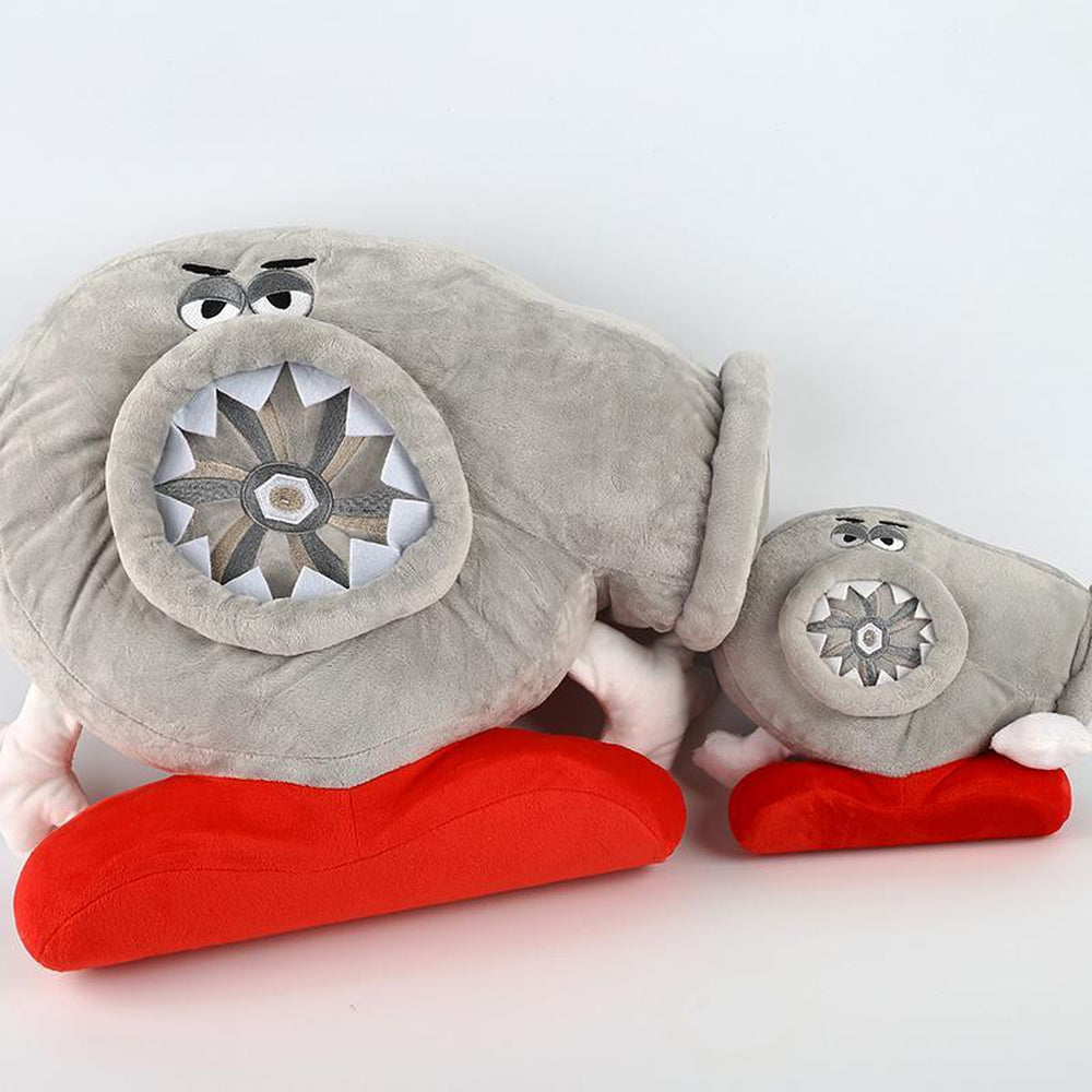 Turbocharger Car Plush Pillow Small and large. JDM Cushion. Backrest and headrest.